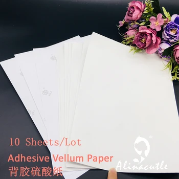 10sheets A4 autoadezive pentru hârtie Velină de artizanat lucrate manual, card de Albume Foto Washi Autocolant DIY Scrapbooking Alinacraft