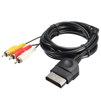 1x 6FT AV Audio Video Compozit Cablu Cablu RCA Cablu pentru XBOX CLASIC 1 Standard-definition TV sau Monitor ONLENY