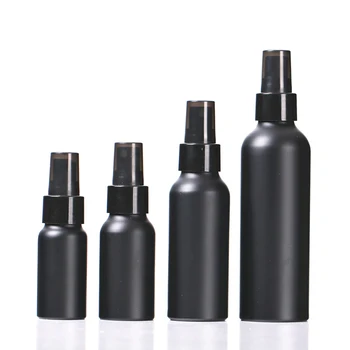 30/50/100/150ml Aluminiu Negru Sticlă Goală de Parfum Spray Sticla Pure Lotiune Esența Sticla Lotiune Cosmetice de Ambalare Container