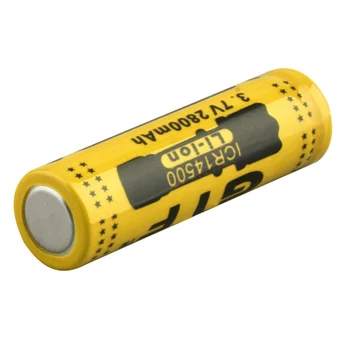 4BUC 3.7 V 14500 2800mAh Li-ion Baterie Reîncărcabilă pentru Lanterna LED rosu galben albastru baterii litiu-ion picătură de transport maritim