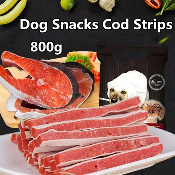800g Hrana pentru animale de Companie Câine Gustări Pui de Pește Cod Gustări Molară de Formare Recompensa Catel Adult Gustări Sănătoase Consumabile pentru animale de Companie Umple de Energie