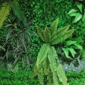 Artificial Verde Planta Nemuritoare Fals Plante de Perete Flori Artificiale Moss Iarba de Acasă Living Decorative de Perete DIY Accesorii