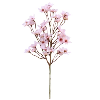 Artificiale Peach Blossom de Acasă DIY Decorare de Nunta Fals Mătase Flori de Cires Branch Hotel Garden Display Flori de Prun R17