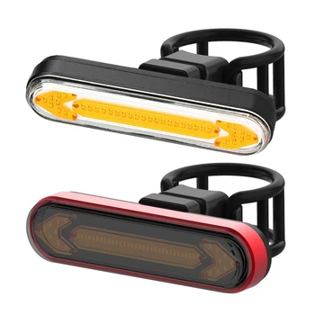 Biciclete Lumini Spate Munte MTB Biciclete Rutier Smart Wireless RC 100LM USB Reîncărcabilă LED de Siguranță Lampa de Avertizare