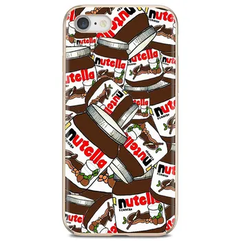 Ciocolata Tumblr Nutella Sticla Pentru iPhone, iPod Touch 11 12 Pro 4 4S 5 5S SE 5C 6 6S 7 8 X XR XS Plus Max 2020 Caz Moale Acoperă