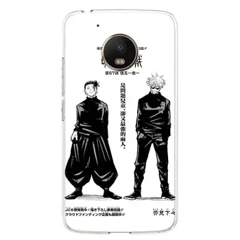 Hot Anime Jujutsu Kaisen Satoru Gojo Caz De Telefon Pentru Motorola Moto G8 G9 G7 G6 G5 E6 E5 Plus Joc De Putere + O Acțiune Macro Acoperi
