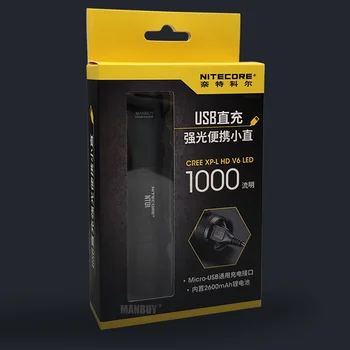 INCARCATOR NT01/ ND01 USB Direct Responsabil de a Construi-în 18650 2600mAh Baterie Ultra Compact Lanterna CREE XP-L HD V6 LED-Livrare Gratuita