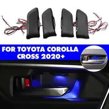 LED-uri auto Ușa Castron Cotiera Atmosferă de Lumină a Luminilor de Interior Decor Usa Castron se Ocupe Cadru de Lumină pentru Toyota Corolla Cruce 2020