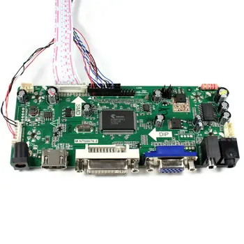 M. NT68676 Driver Bord Kit pentru B156HW01 V3 B156HW01 V4 B156HW01 V5 HDMI+DVI+VGA LCD ecran cu LED-uri Controler de Bord