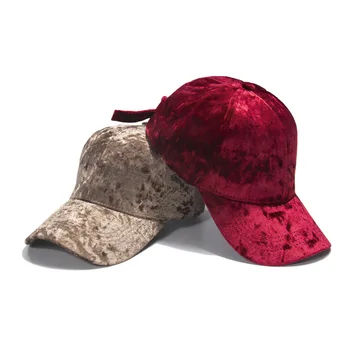 Noua Toamna Iarna De Moda De Aur Catifea Îngroșat Șapcă De Baseball Bărbați Femei Călătorie Vânt Cald Cuplu Capace Gorras Hombre Pălărie, Pălării