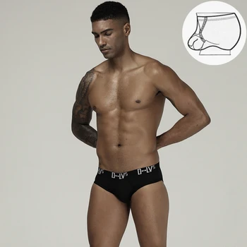 ORLVS Brand de Lenjerie Sexy Barbati Boxeri de Bumbac Respirabil de sex Masculin Chilotei Cueca Tanga Confortabil Chiloți Alunecare Homme U Husă