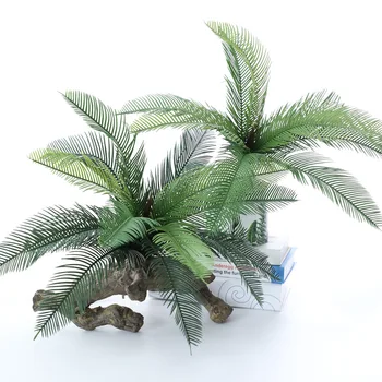 Palmier, Flori Artificiale din material Plastic Fals Planta Buchet pentru Jungle Party Apartament Nou Decoratiuni Faux Frunze