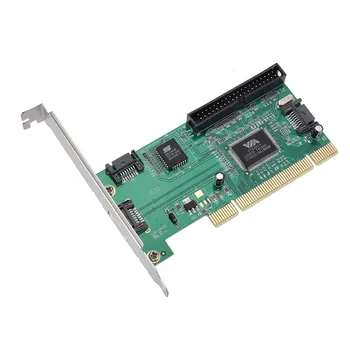 PCI cu 3 Porturi SATA + IDE Combo Controller Card Adaptor Convertor VIA6421 Chip HDD AC388 @M23