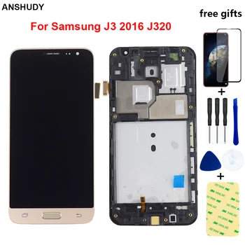 Pentru Samsung Galaxy J3 2016 J320 Display LCD Touch Screen Digitizer J320F Cadru de Montaj Pentru Samsung SM j320 J320A J320FN J320M