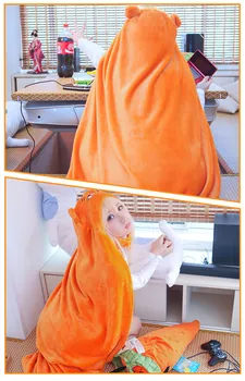 Rapid de Transport maritim Anime Himouto Umaru-chan Mantie Umaru Chan Doma Umaru Mantie Cosplay Costum de Flanel Pelerine Pătură Hanorac Fata Roba