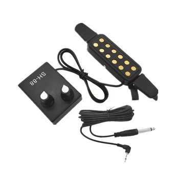 Sunet de Chitara acustica Gaura Pickup Magnetic Pasiv Pick-up-Sistem cu Ton de Control al Volumului 6,35 mm Cablu Audio