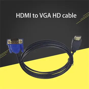 Sârmă de Cupru goale Meshless Inel Dublu Inel Magnetic Cu stare de Șoc-dovada Țesute Plasă compatibil HDMI La Vga Cablu de 1m
