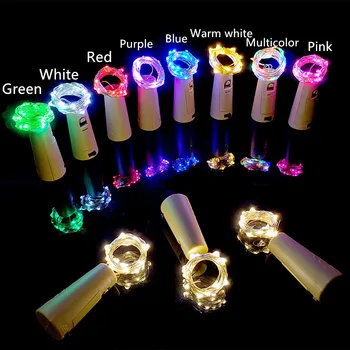 USB/Baterie Ghirlanda Sticla de Vin Lumini cu Pluta 10m 5m Sârmă de Cupru Colorate Lumini de Basm Șir de Crăciun Decor Nunta