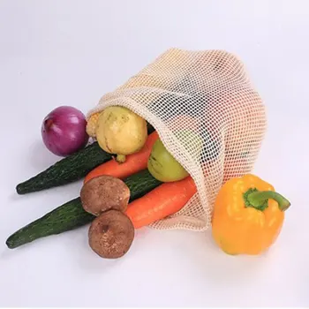 Verde cumpărături supermarket bumbac net sac șir gura de fructe și legume saci