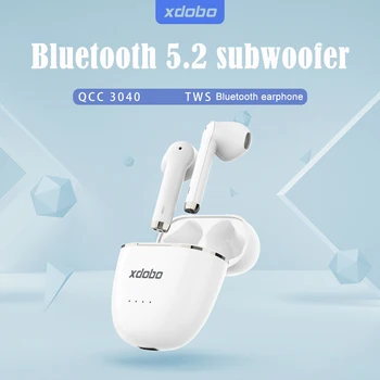 XDOBO Gem2005 TWS Bluetooth 5.2 Căști Qualcomm 3040 aptX Wireless Căști de Anulare a Zgomotului 40H Joaca VS TWS200 Ace Onyx